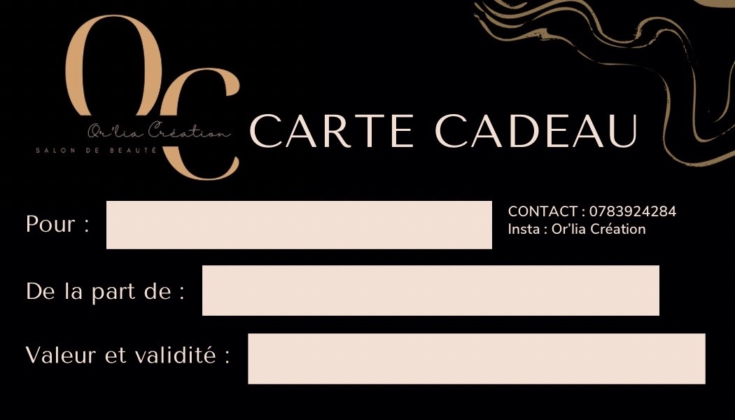 Carte cadeau officielle