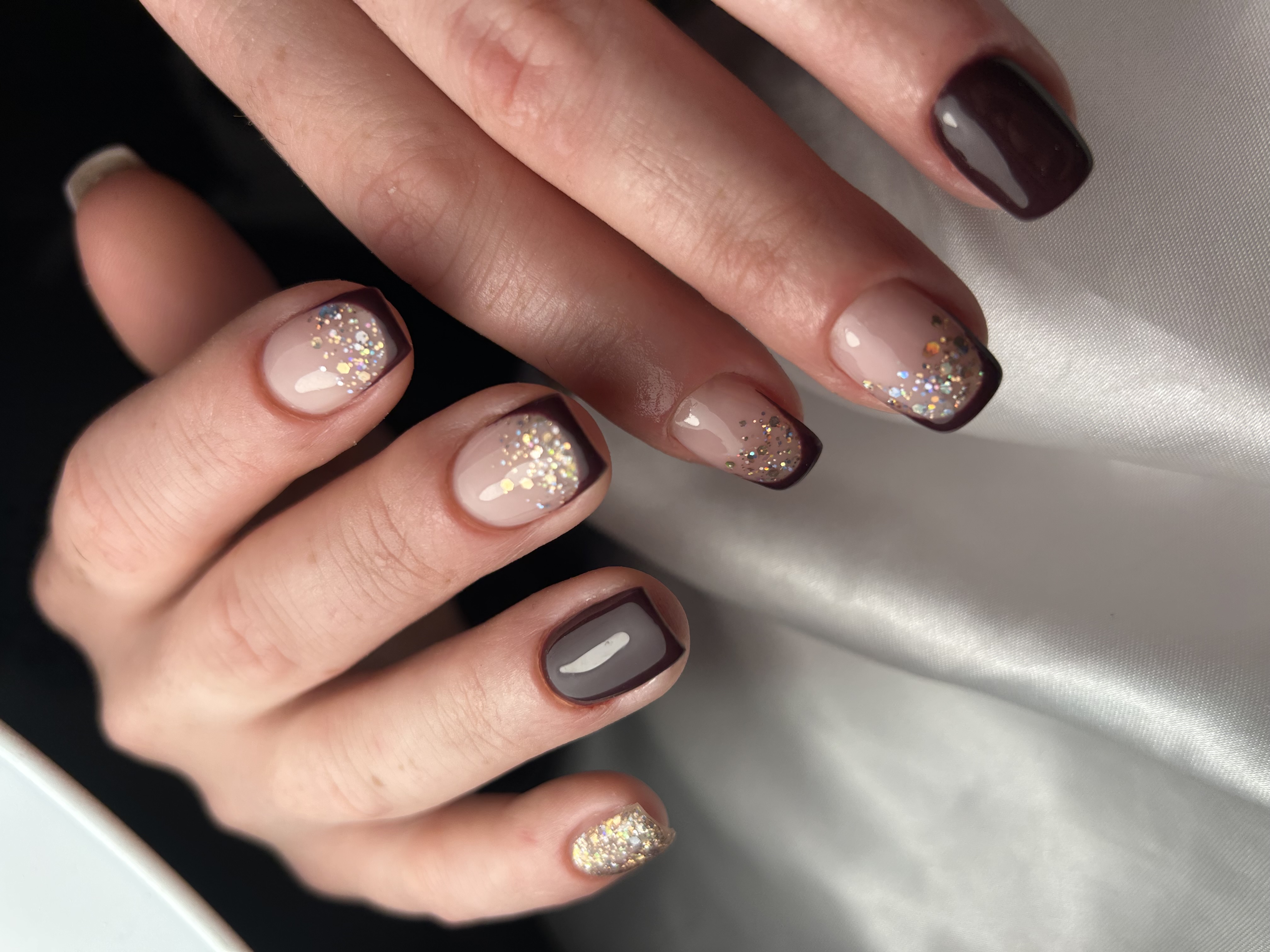 Gel + couleur / french "naturel"